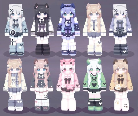 我的世界皮肤用什么做