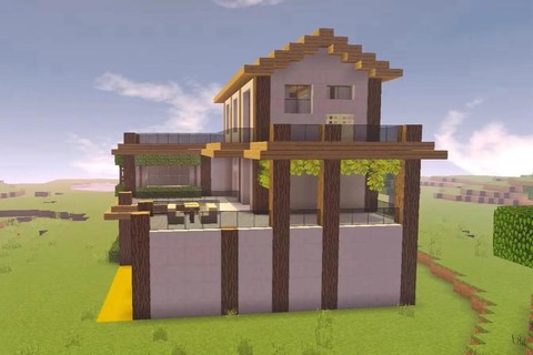 我的世界怎么造别墅视频[图2]